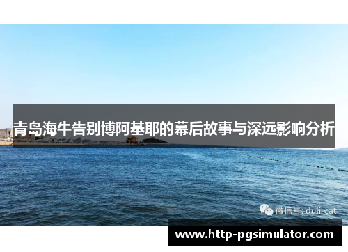 青岛海牛告别博阿基耶的幕后故事与深远影响分析